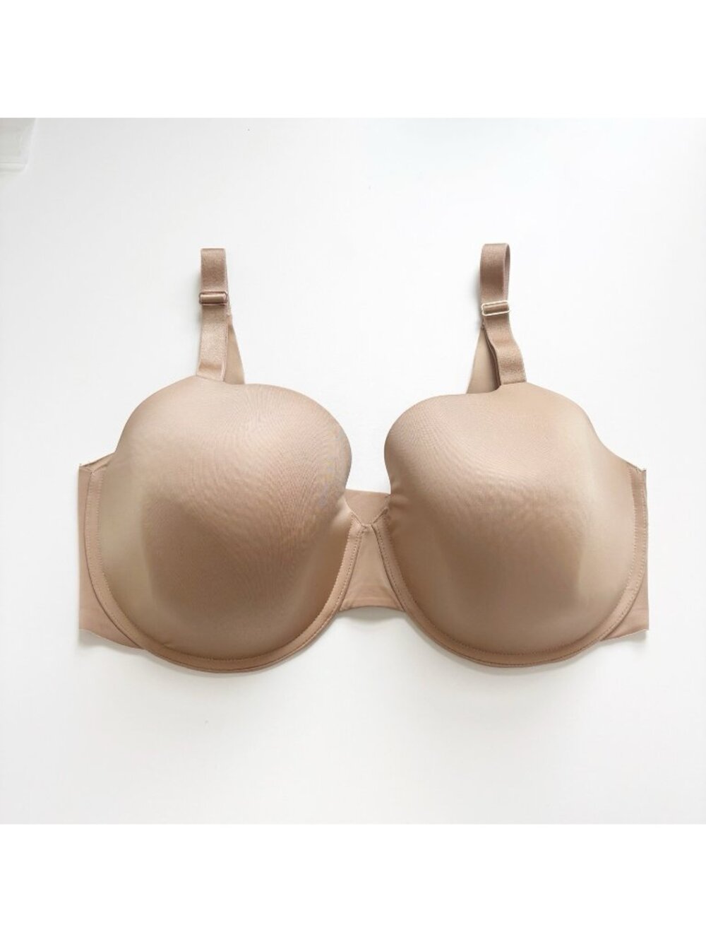 Soma Vanishing 360 Perfect Coverage Underwire Bra 36G Nude Tan